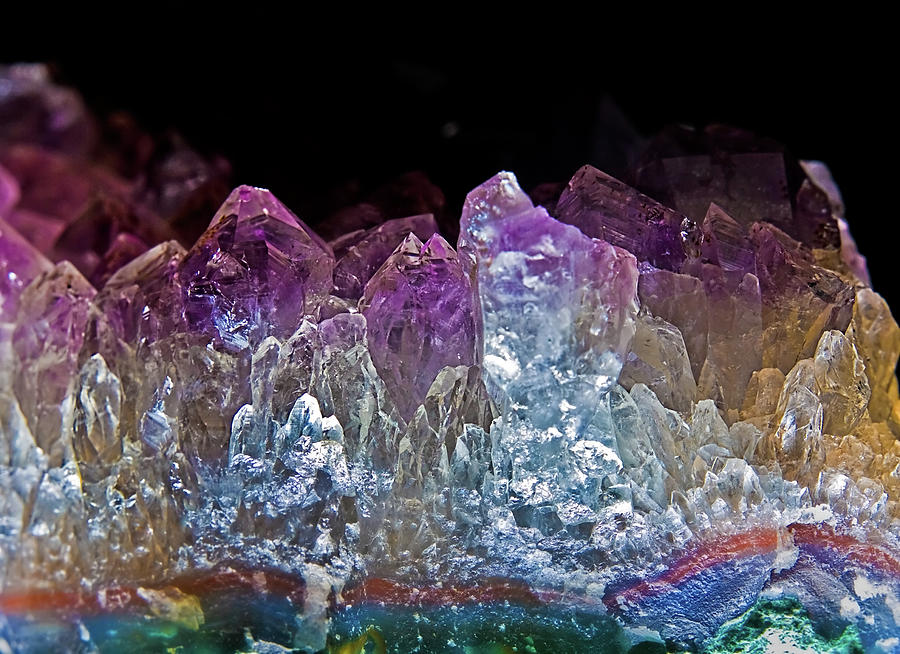 Nature Photograph - Amethyst by Jim DeLillo