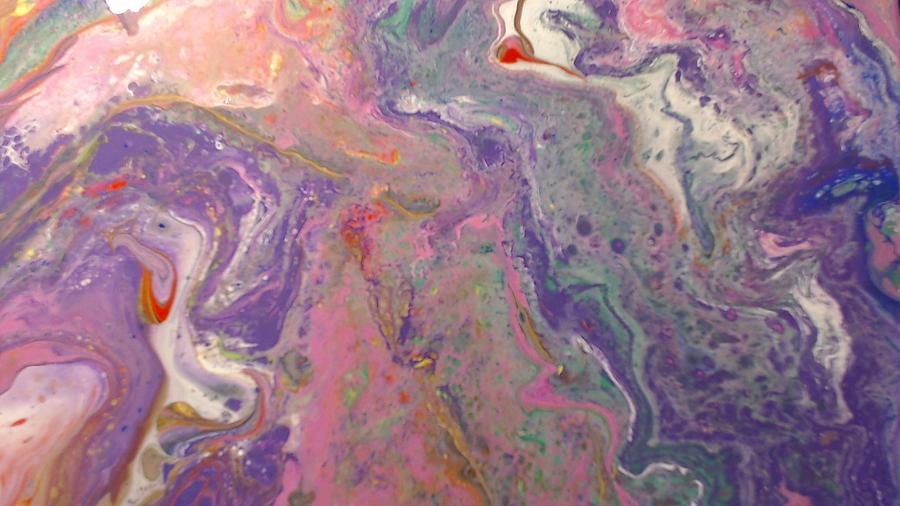 Amethyst Mines 1 Painting by C Maria Wall