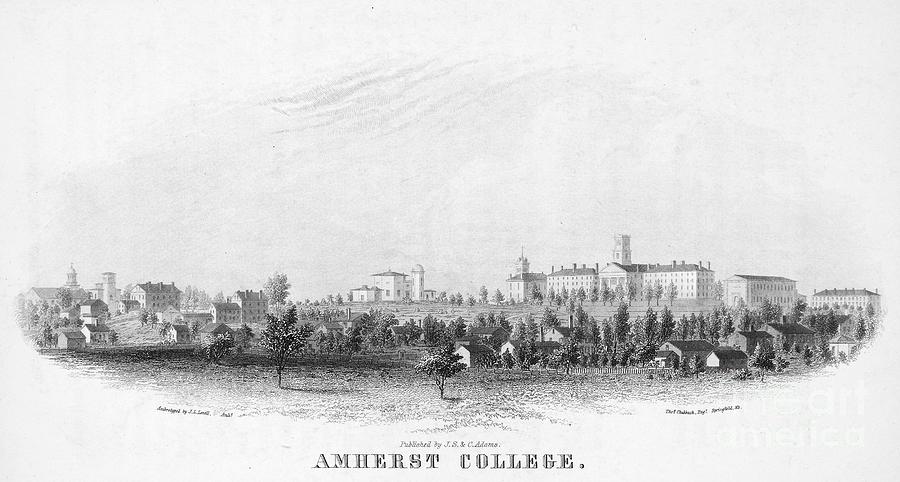 Amherst College, 1863 Photograph by Granger