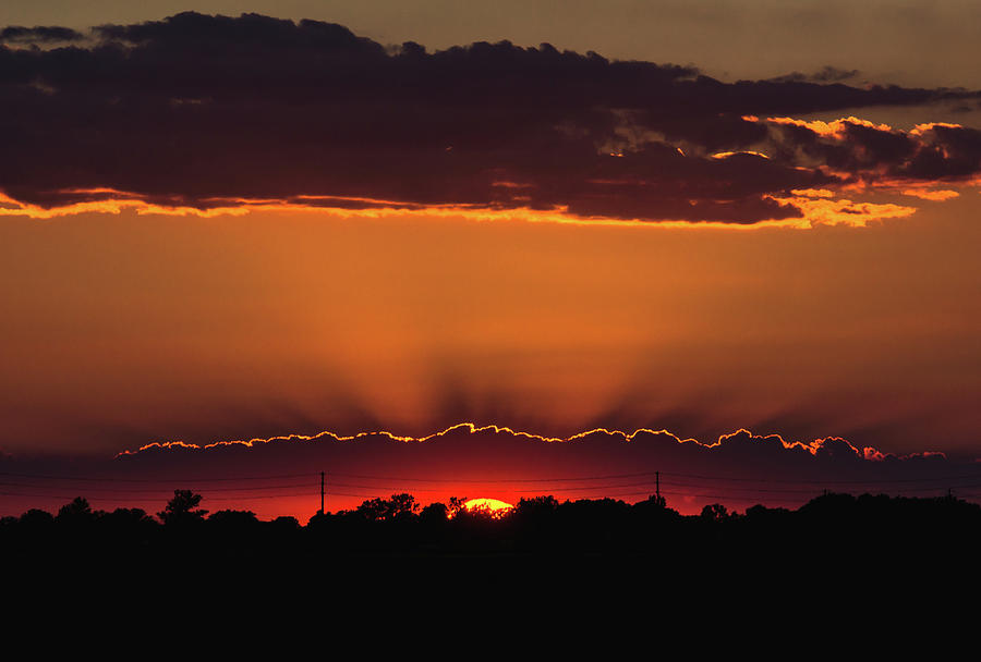 Sunset Photograph - Amherstburg Sunset by Cale Best