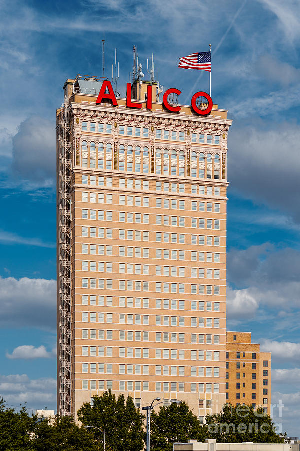 Amicable Life Insurance Company Building In Downtown Waco Texas Photograph