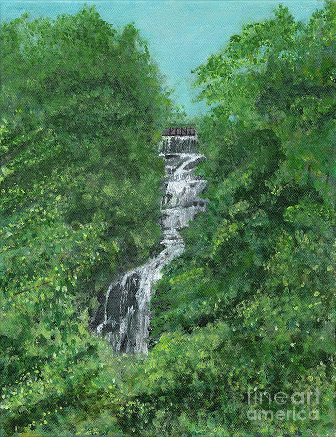 Amicalola Falls Painting by Joel Charles