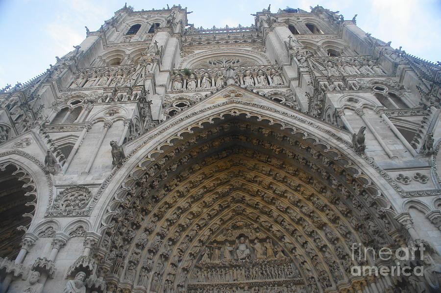 Amiens Cathedral Photograph by Therese Alcorn