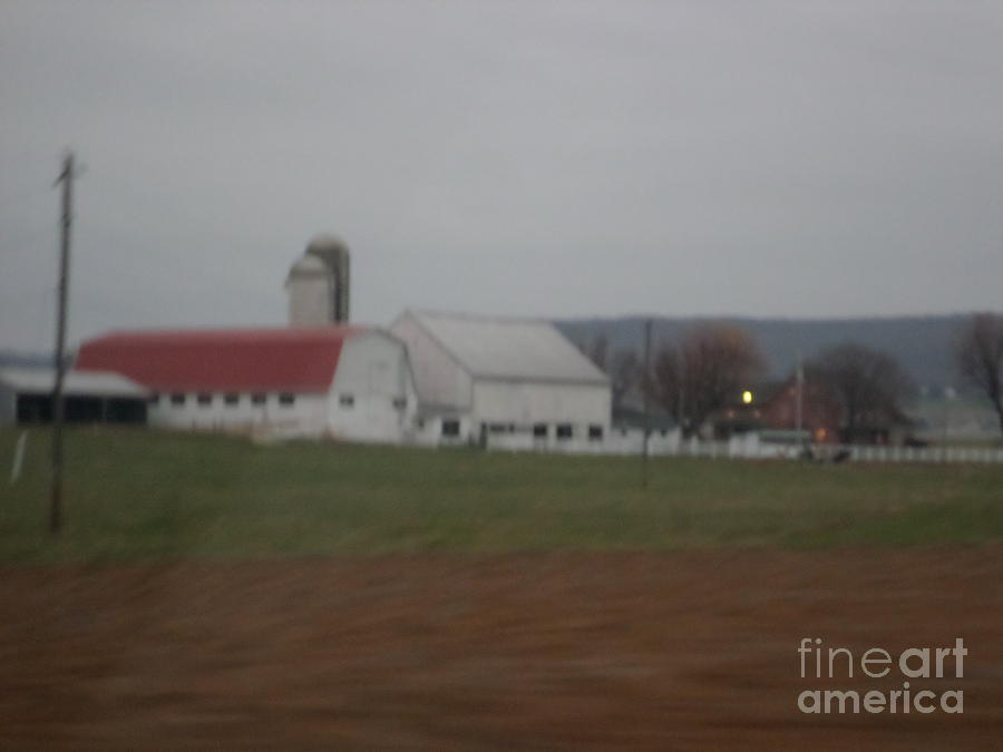 Amish Barn in the Evening Photograph by Christine Clark
