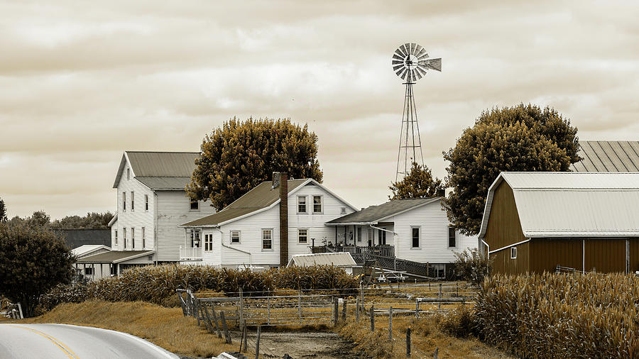 Amish Farm #1 Photograph by Stephen Stookey