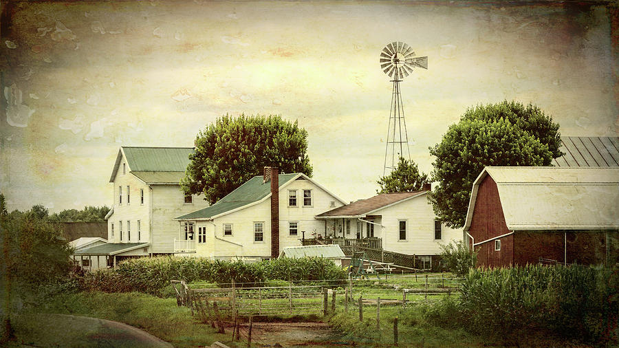 Amish Farm #2 Photograph by Stephen Stookey