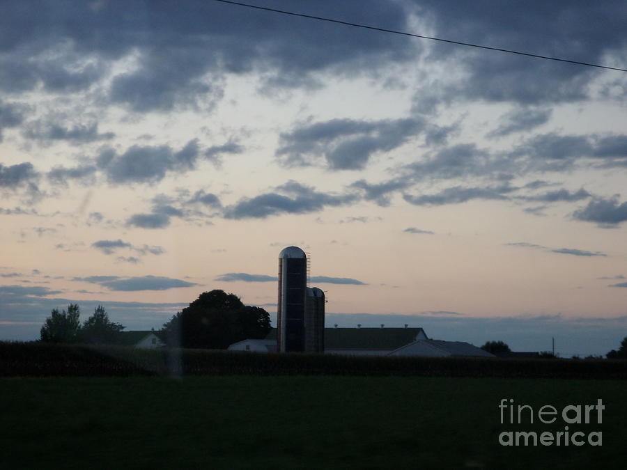 Amish Farm at Dusk Photograph by Christine Clark