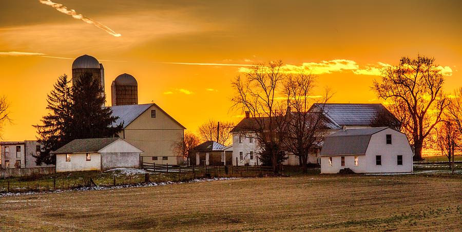 Amish Farm Photograph by Charles Aitken