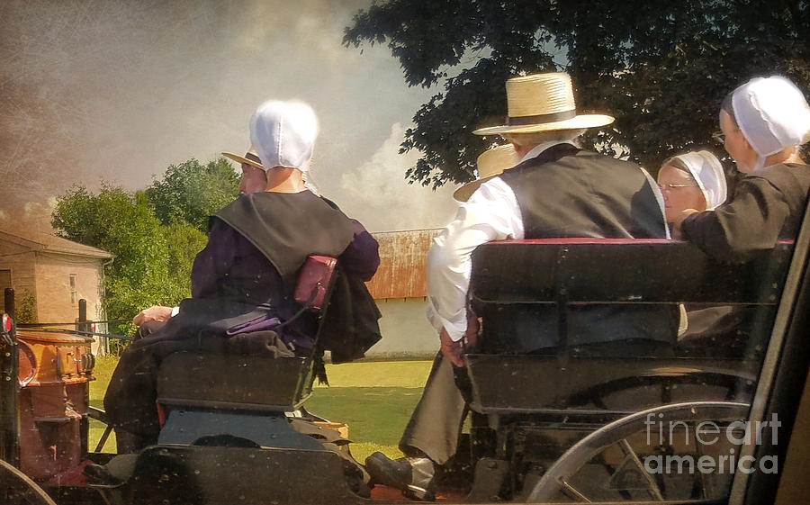 Amish Travelling Photograph by Beth Ferris Sale