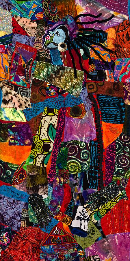Amma Tapestry - Textile by Gwendolyn Aqui-Brooks