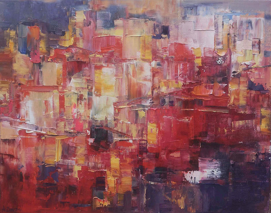 Amman streets No. 2 Painting by Ana Dawani - Fine Art America