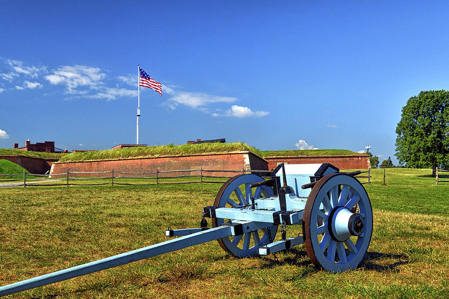 Ammunition Caisson at Fort Mchenry National Monument and Historic Shrine Photograph by Bill Swartwout