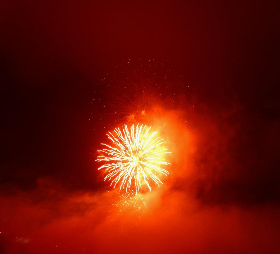 Fireworks Photograph - Among The Clouds by Kendall Eutemey Fireworks Photograph - Among The Clouds by Kendall Eutemey