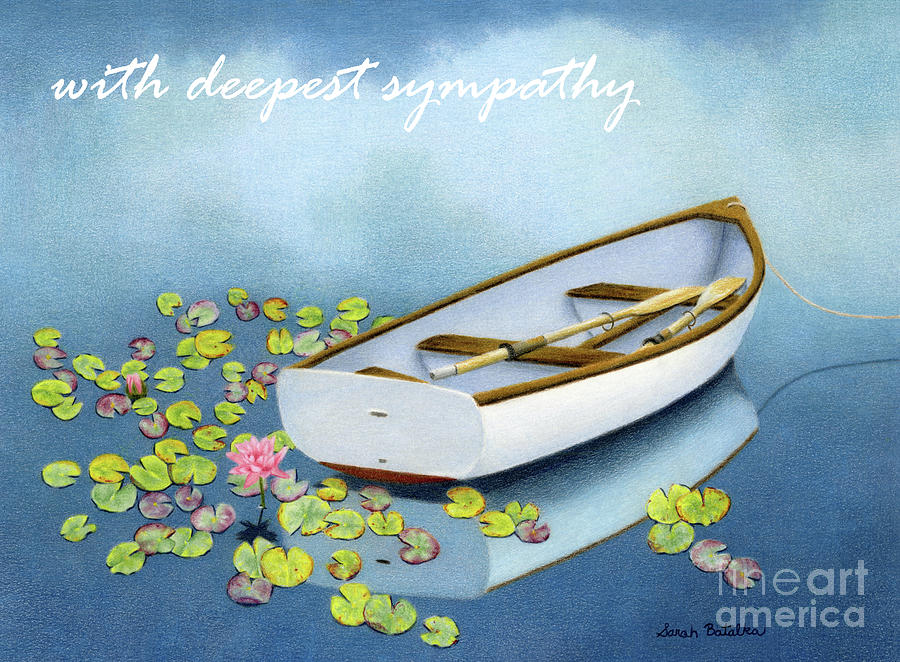 Sympathy Painting - Among The Lily Pads- Sympathy Cards by Sarah Batalka Sympathy Painting - Among The Lily Pads- Sympathy Cards by Sarah Batalka
