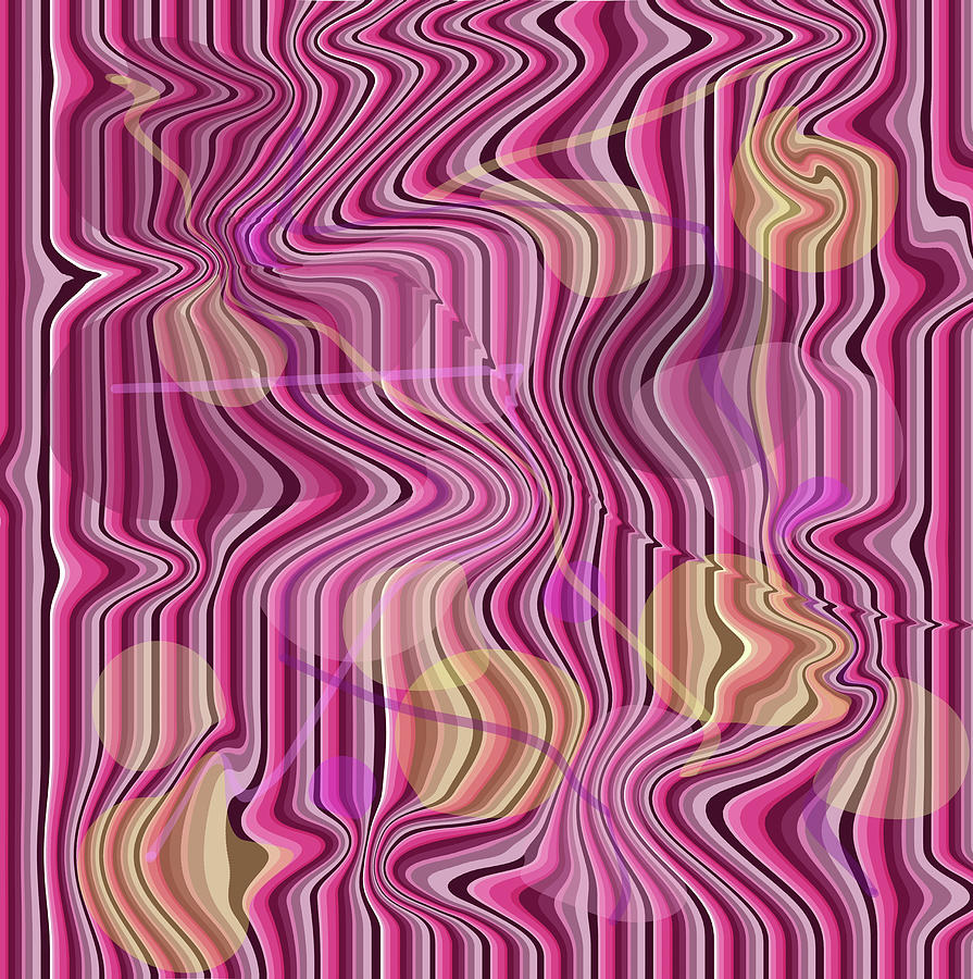 Amorphous Pink Digital Art by Mary Bedy