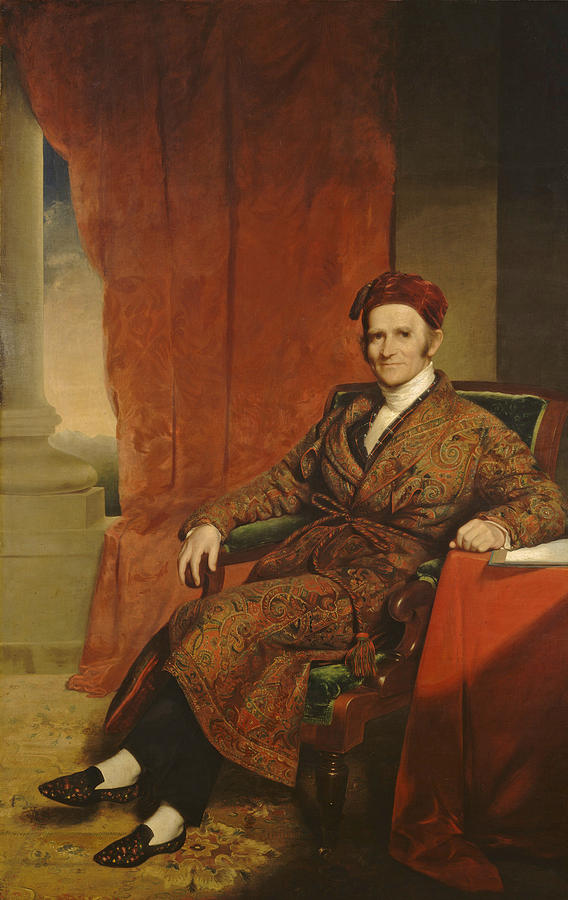 Amos Lawrence Painting by Chester Harding