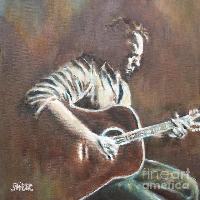 Amos Lee Painting by Kathy Stiber