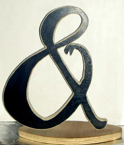 Ampersand Adam and Asp Sculpture by David G Wilson