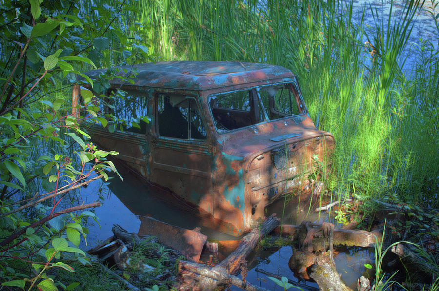 Amphibious Vehicle Photograph by Cathy Mahnke