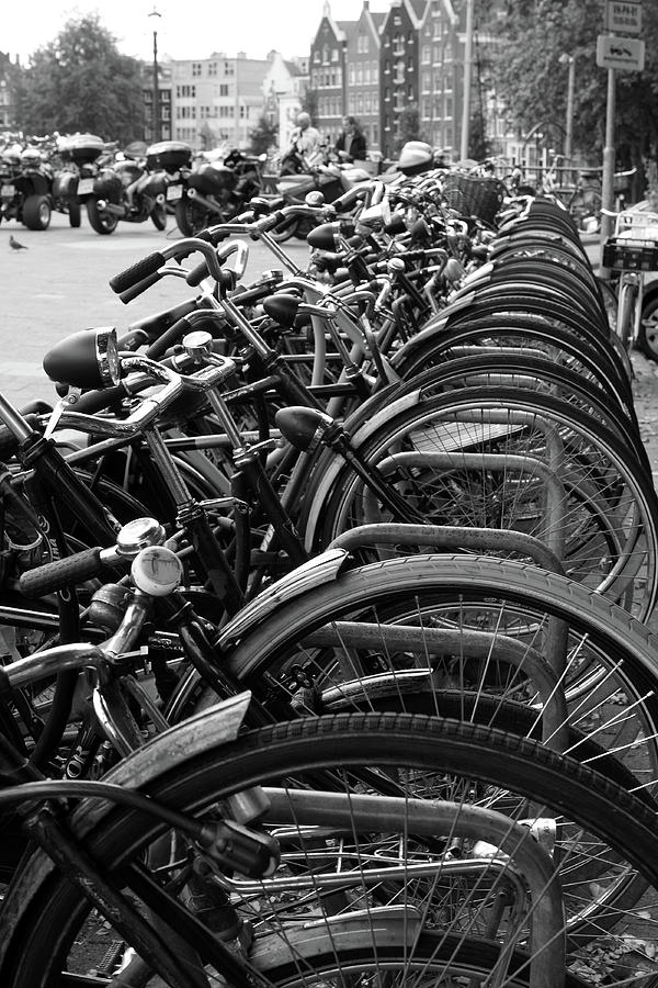 Amsterdam Bicycles Photograph by Aidan Moran