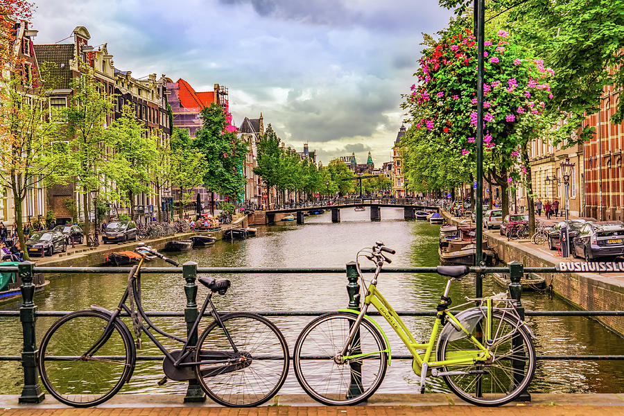 Amsterdam Bicycles Photograph