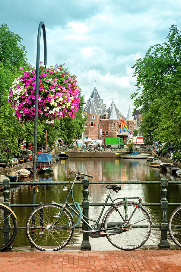Amsterdam bike Photograph by Mihai Andritoiu