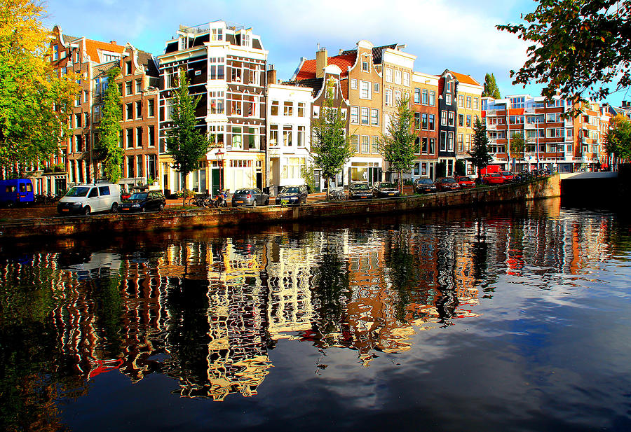 Amsterdam by Day Photograph by Pat Moore