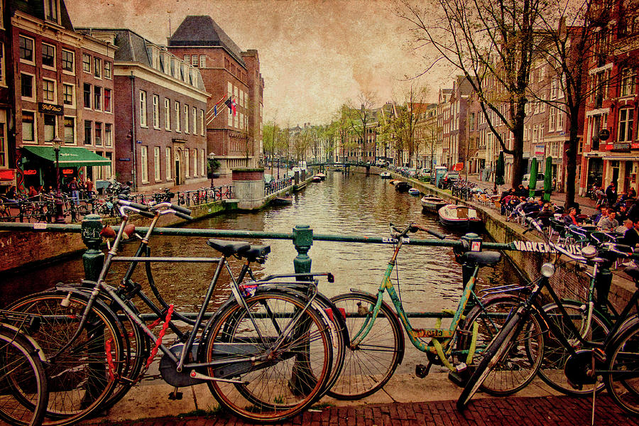 Bridge Photograph - Amsterdam Canal by Jill Smith