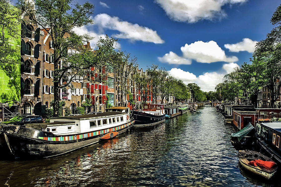 Amsterdam Canal Photograph by Mountain Dreams
