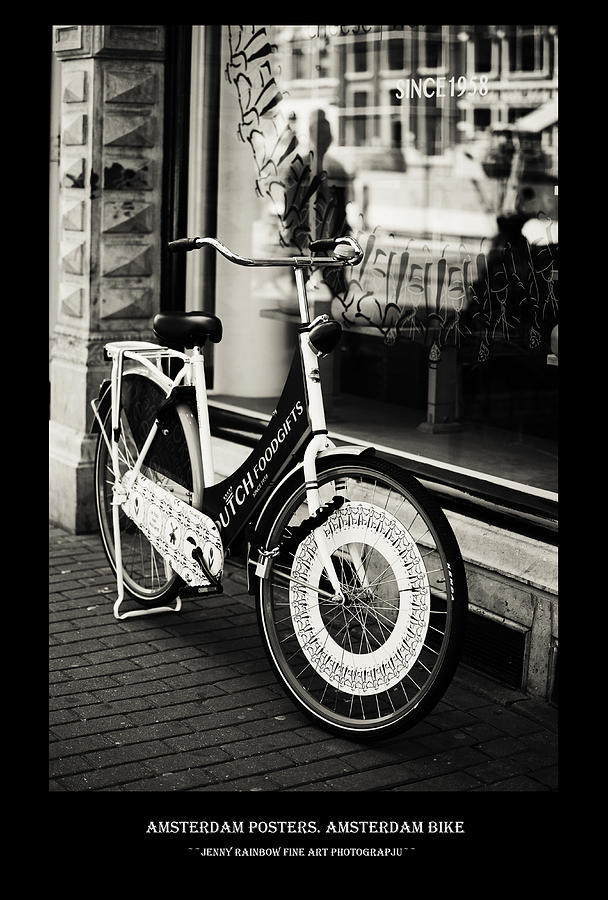 Amsterdam Posters. Amsterdam Bike Photograph by Jenny Rainbow