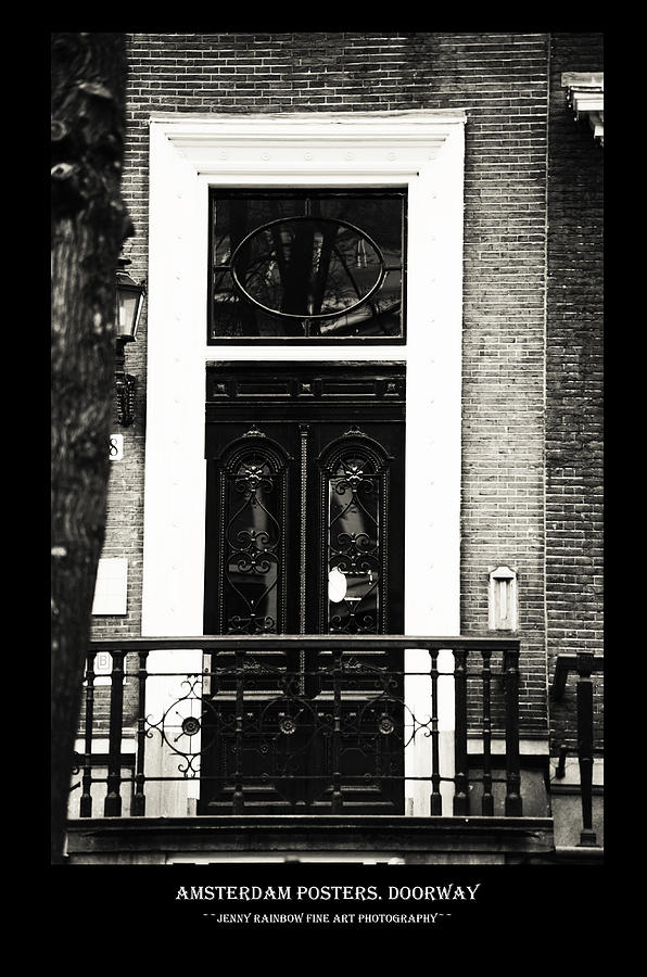 Amsterdam Posters. Doorway Photograph by Jenny Rainbow