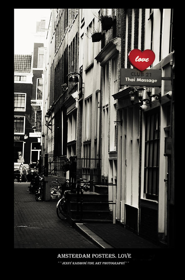 Amsterdam Posters. Love Photograph by Jenny Rainbow