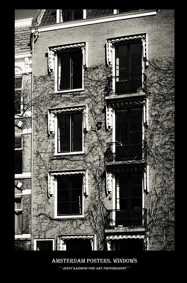 Lantern Still Life Photograph - Amsterdam Posters. Windows by Jenny Rainbow