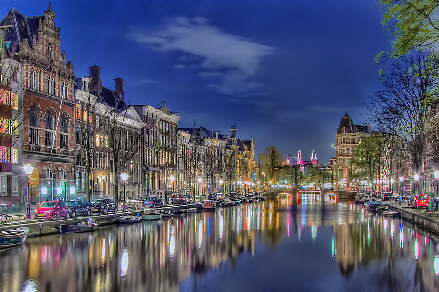 Amsterdam Reflections Photograph by Nadia Sanowar