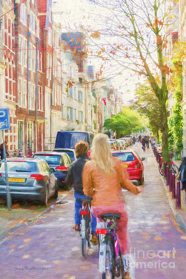 Amsterdam Ride Digital Art by Jean OKeeffe Macro Abundance Art