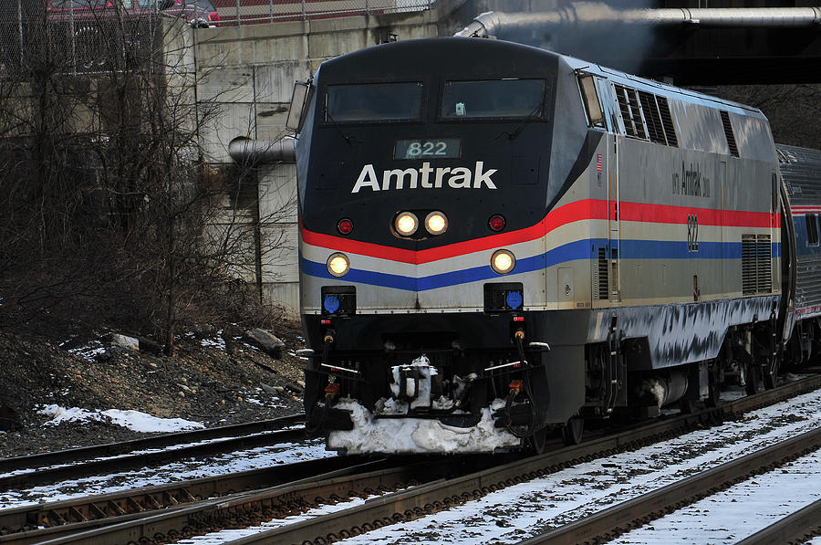 Amtrak 822  Photograph by Mike Martin