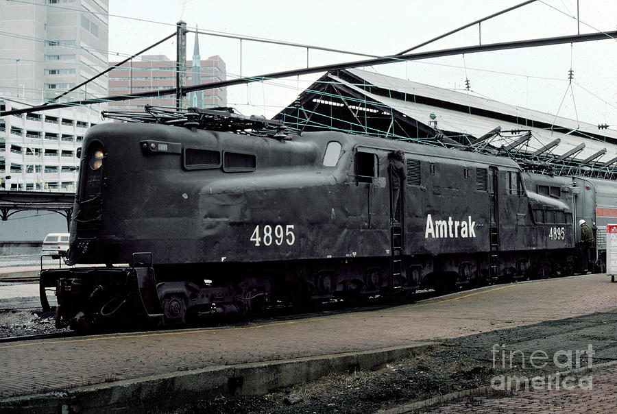 Amtrak AMTK 4895 GG-1, Altoona GG1 Photograph by Wernher Krutein