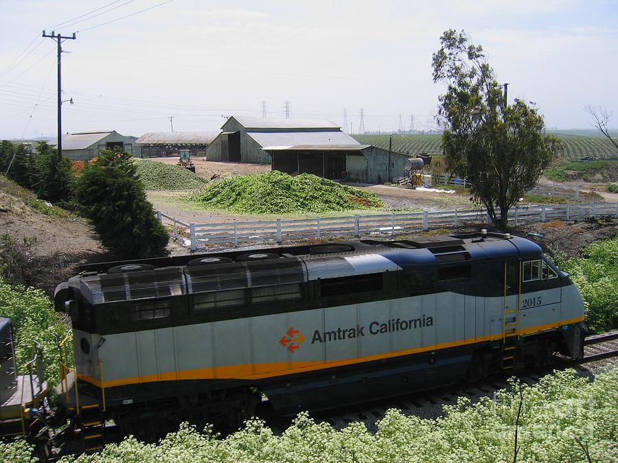 Amtrak California 2015 Photograph by James B Toy