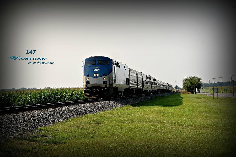 Amtrak in the Morning Photograph by Kurt Keller