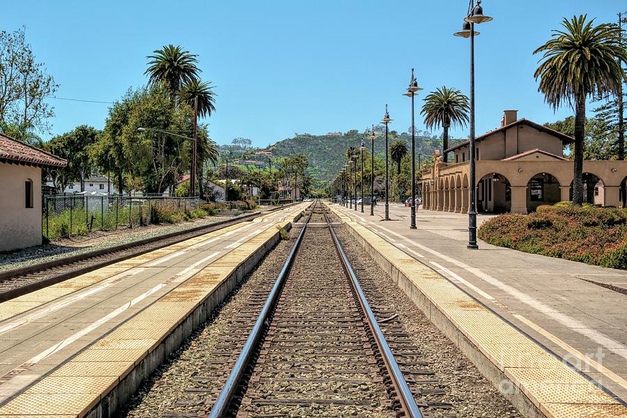 Amtrak Station, Santa Barbara, California Photograph by Joe Lach