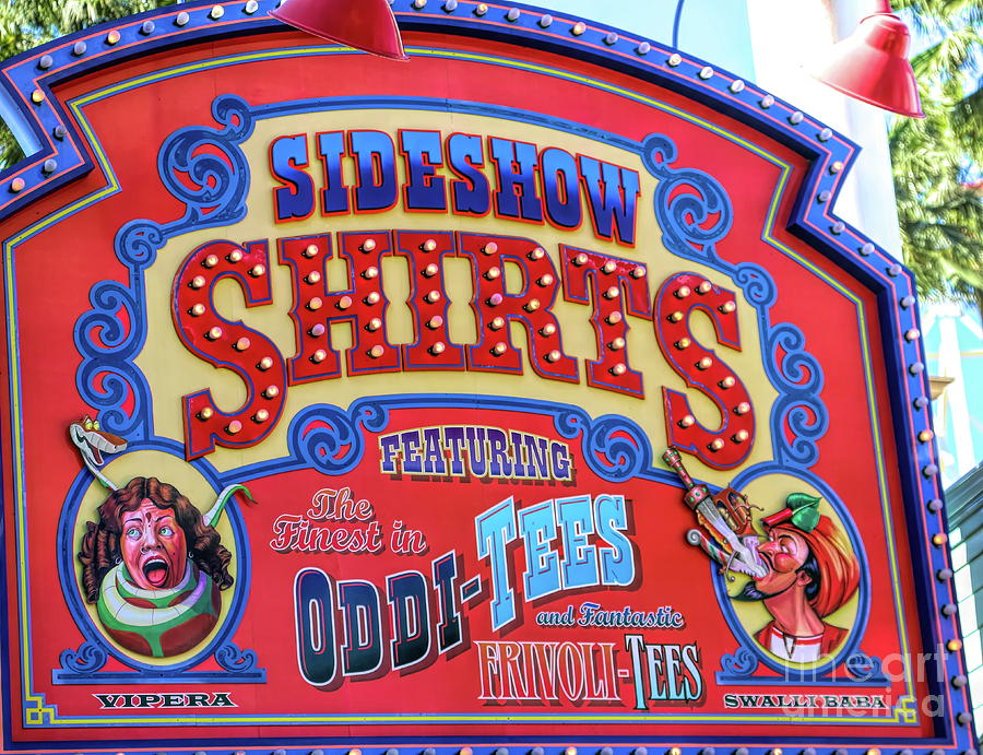 Amusement Sign 50s Disneyland  Photograph by Chuck Kuhn