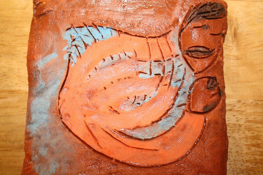 Amuweeke - Tile Ceramic Art by Gloria Ssali