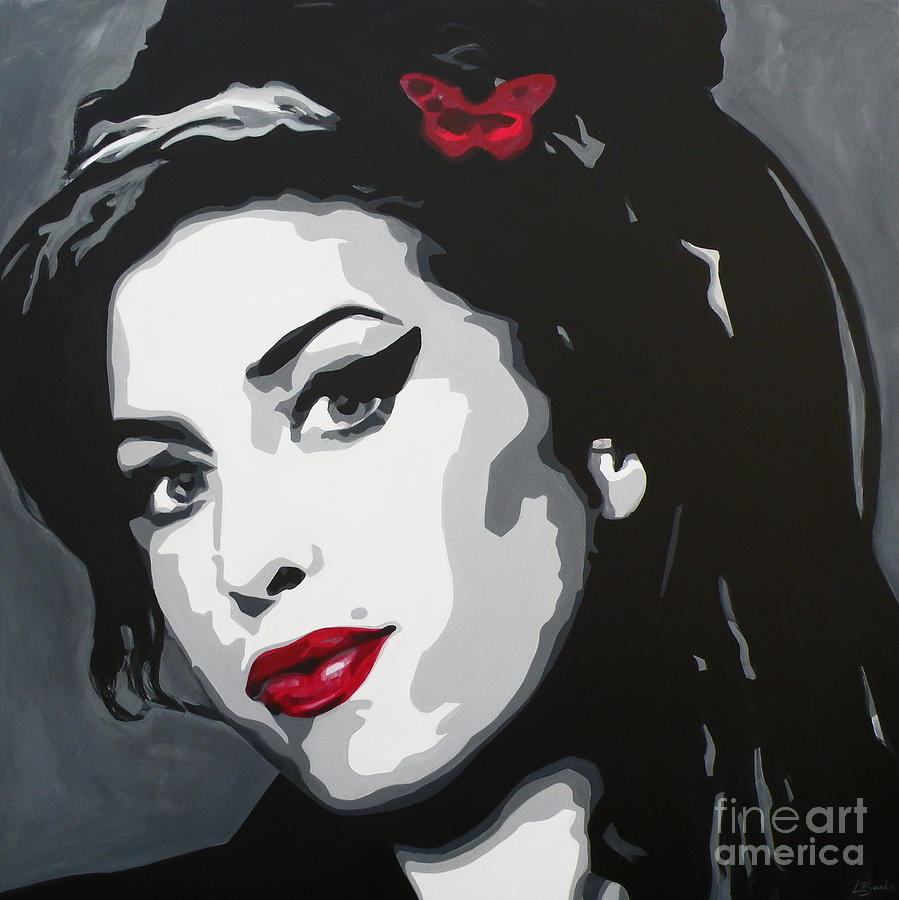 Amy Winehouse Painting - Amy Amy Amy by Leigh Banks