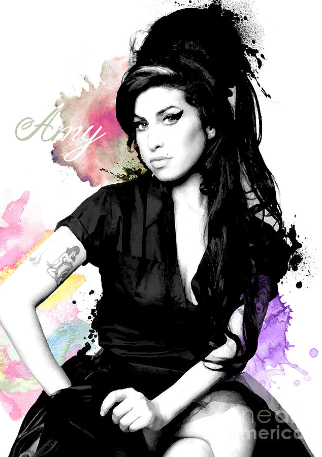 Amy Winehouse Digital Art - Amy by Wagner Povoa