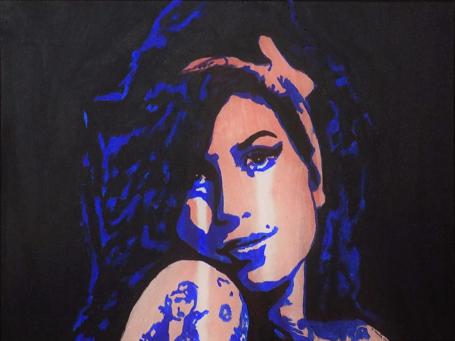 Amy Winehouse Painting - Amy Winehouse by Maria Masella