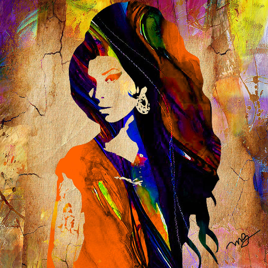 Amy Winehouse Mixed Media by Marvin Blaine