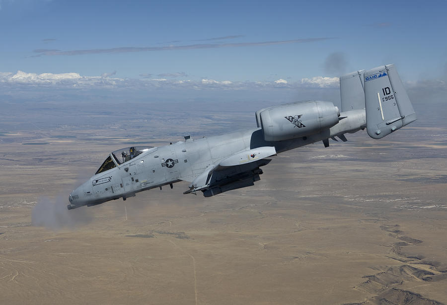 An A-10c Thunderbolt Fires Its 30mm Photograph by HIGH-G Productions