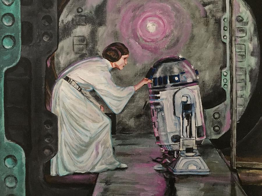 Star Wars Painting - An Act of Rebellion by Joel Tesch