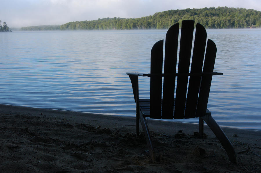 An Adirondack Chair Silhouetted Photograph By Stacy Gold | Free Nude ...
