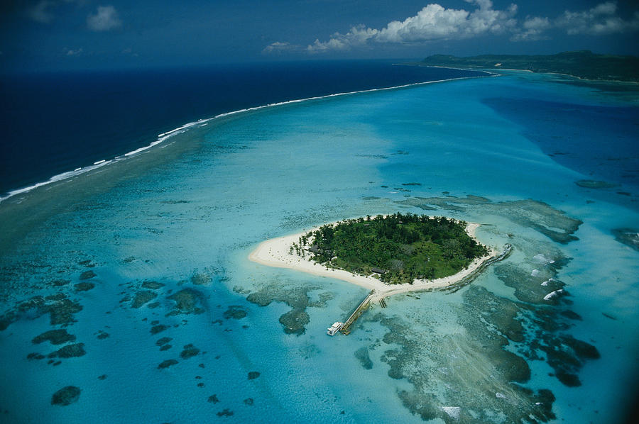 An Aerial View Of Saipan Island Photograph by Paul Chesley